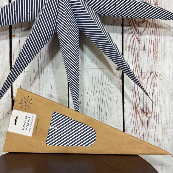 Americana Paper Star 9 point Really Huge Paper Star Decor 43” Perfect For july 4 - Picture 8 of 15